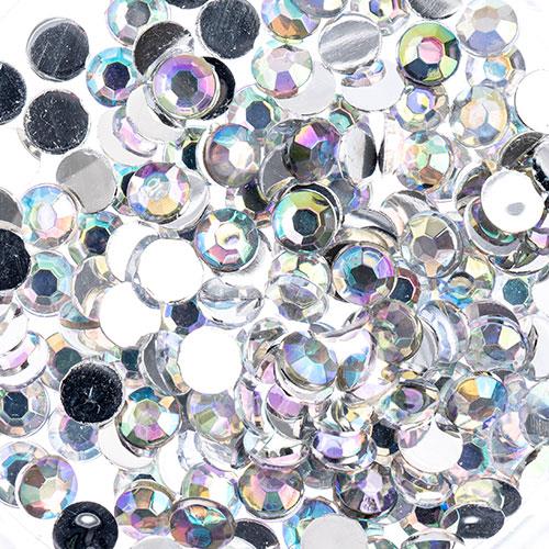 Strass Dos Plat Rond 4mm Cristal AB 2000/pk