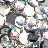 Strass Dos Plat Rond 20mm Cristal AB 200/pk