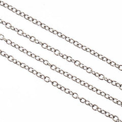 Chain Rolo 2x1.5mm Links Stainless Steel 1m