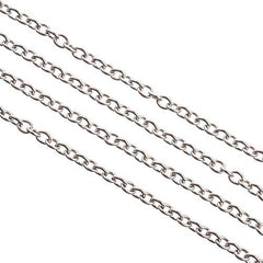 Chain Rolo 2.5x2mm Links Stainless Steel 1m