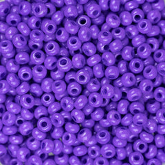 10/0 Czech Seed Beads #112 Opaque Dark Violet 22g