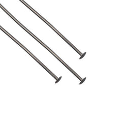 Head Pins 3" Gunmetal 100/pk
