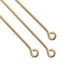 Eye Pins 2" Gold 50/pk
