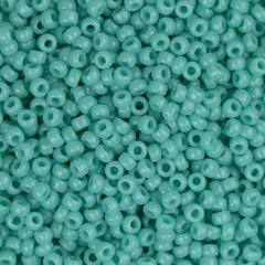 15/0 Miyuki Seed Beads #0412 Opaque Turquoise 8.2g