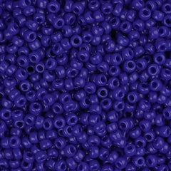 15/0 Miyuki Seed Beads #0414 Opaque Cobalt Blue 8.2g