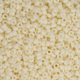 15/0 Rocailles Miyuki #0491 Perle Ceylan Ivoire 8.2g