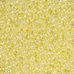 15/0 Miyuki Seed Beads #0514 Light Lemon Ice Ceylon 8.2g