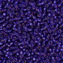 15/0 Miyuki Seed Beads #1427 Silver Lined Violet 8.2g