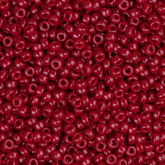 15/0 Perles Miyuki Rocailles #1464 Opaque Bordeaux 8.2g