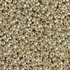15/0 Miyuki Seed Beads #4201 Duracoat Galvanized Silver 8.2g