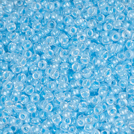 15/0 Perles de Rocailles Miyuki #4300 Bleu Océan Lumineux 8.2g