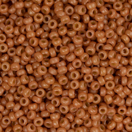 15/0 Miyuki Rocailles #4457 Duracoat Opaque Corail Crémeux 8.2g