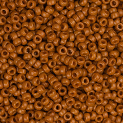 15/0 Miyuki Seed Beads #4458 Duracoat Opaque Red Brown 8.2g