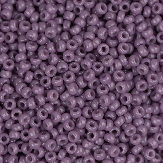 15/0 Perles Miyuki Rocailles #4489 Duracoat Opaque Violet 8.2g