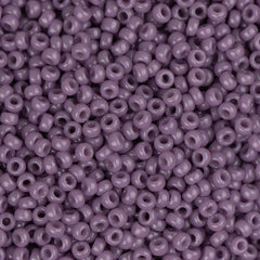 15/0 Miyuki Seed Beads #4489 Duracoat Opaque Purple 8.2g