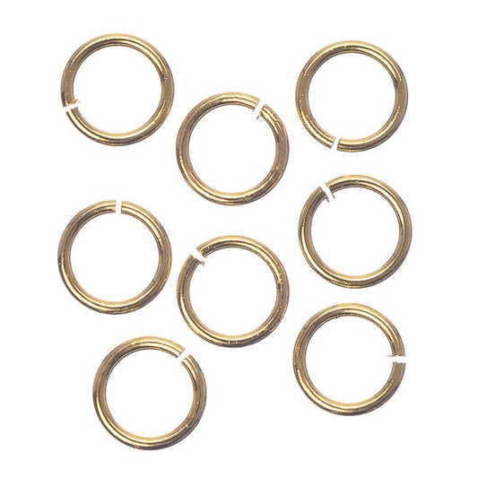 Anneau de Saut Plaqué Or 18kt 6x0.7mm 21ga 105/pk
