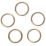 Anneau de jonction plaqué or 18 carats 8x0,7 mm 21ga 84/pqt