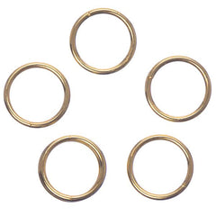 18kt Gold Plated Jump Ring 8x0.7mm 21ga 84/pk