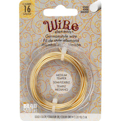 16g German Style Wire Gold 3m