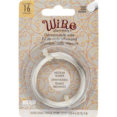 16g German Style Wire Silver 3m