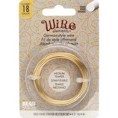 18g German Style Wire Gold 4m
