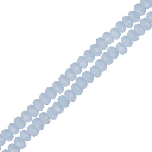 Crystal Lane Rondelle 1,5 x 2,5 mm Pervenche clair opaque 246/fil