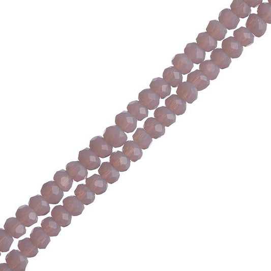 Crystal Lane Rondelle 1,5 x 2,5 mm violet clair opaque 246/fil