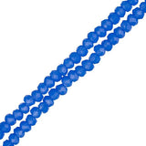 Crystal Lane Rondelle 1.5x2.5mm Saphir Foncé Opaque 246/Brin