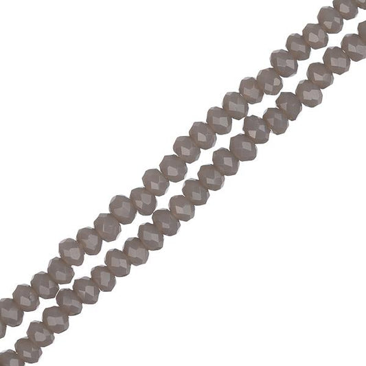 Crystal Lane Rondelle 1.5x2.5mm Gris Opaque 246/Brin
