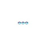 6mm Tanzanite AB Preciosa Bicone Each