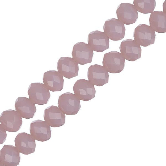 Crystal Lane Rondelle 3x4mm Violet Clair Opaque 110/Brin