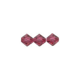 6mm Fuchsia Preciosa Bicone Each