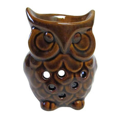 Brown Owl Ceramic Oil Burner