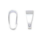 Argent Snap On Bail 144/pk