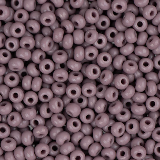11/0 Perles de Rocailles Tchèques #34924B Mauve Opaque 250g