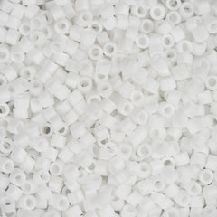 11/0 Delica Bead #0351 White Matte 50g Bag