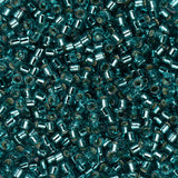 11/0 Delica Bead #1208 Silver Lined Teal Caribbean 50g Bag