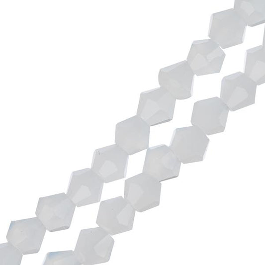 Crystal Lane Toupie 4mm Blanc Opaque 96/Brin