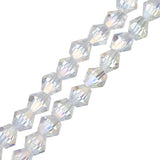Crystal Lane Toupie 4mm Cristal Transparent AB 96/Brin