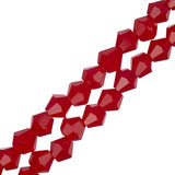 Crystal Lane Toupie 4mm Rouge Opaque 96/Brin