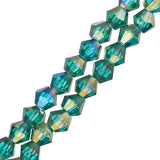Crystal Lane Toupie 4mm Tr Vert Foncé AB 96/Brin