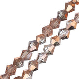Crystal Lane Toupie 4mm Tr Demi Cuivre Iris 96/Brin