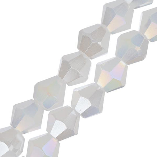 Crystal Lane Toupie 6mm Op Blanc Mat AB 64/Brins