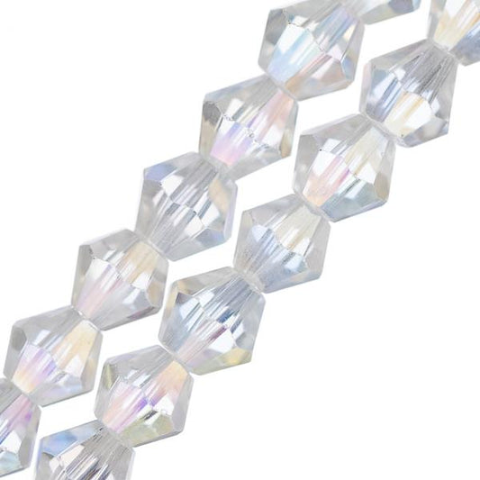 Crystal Lane Toupie 6mm Cristal Transparent AB 64/Brin