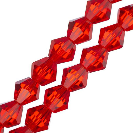 Crystal Lane Toupie 6mm Rouge Transparent 64/Brin