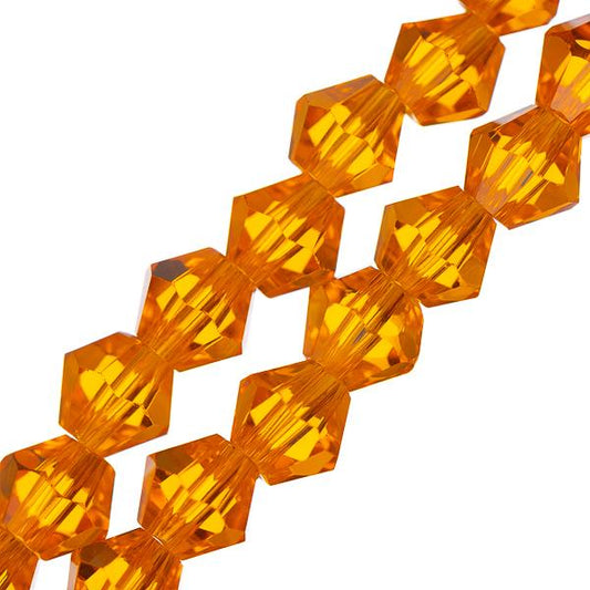 Crystal Lane Toupie 6mm Transparent Orange 64/Brins