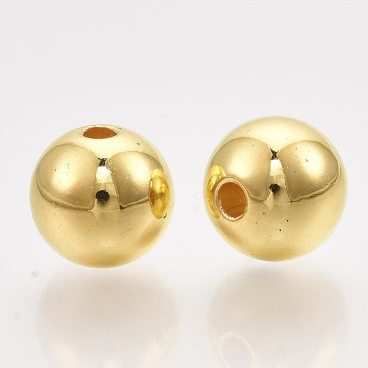 4mm Craft Pearls Metallic Gold 100/pk
