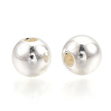 4mm Craft Pearls Metallic Silver 100/pk