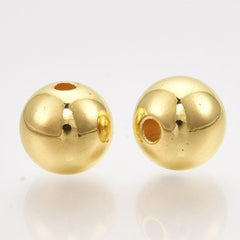 6mm Craft Pearls Metallic Gold 100/pk