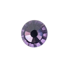 Crystal Lane DIY Flat Back Rhinestones 6.5mm Light Violet 72pcs